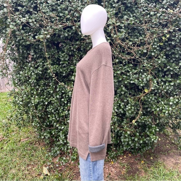 𝅺Eddie Bauer Cotton LongSleeve Crew Neck Sweater Size Large - Picture 7 of 13